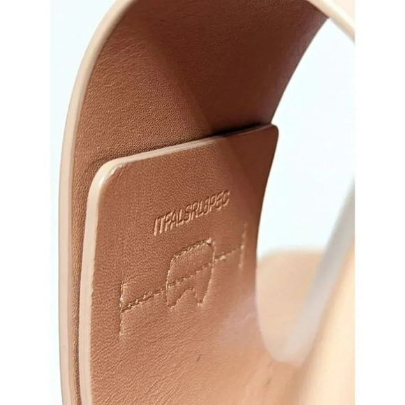 Burberry Women's Sloane TB Leather Flat Sandal Dusky Pink Size 36 IT (MSRP $750) - Picture 6 of 12